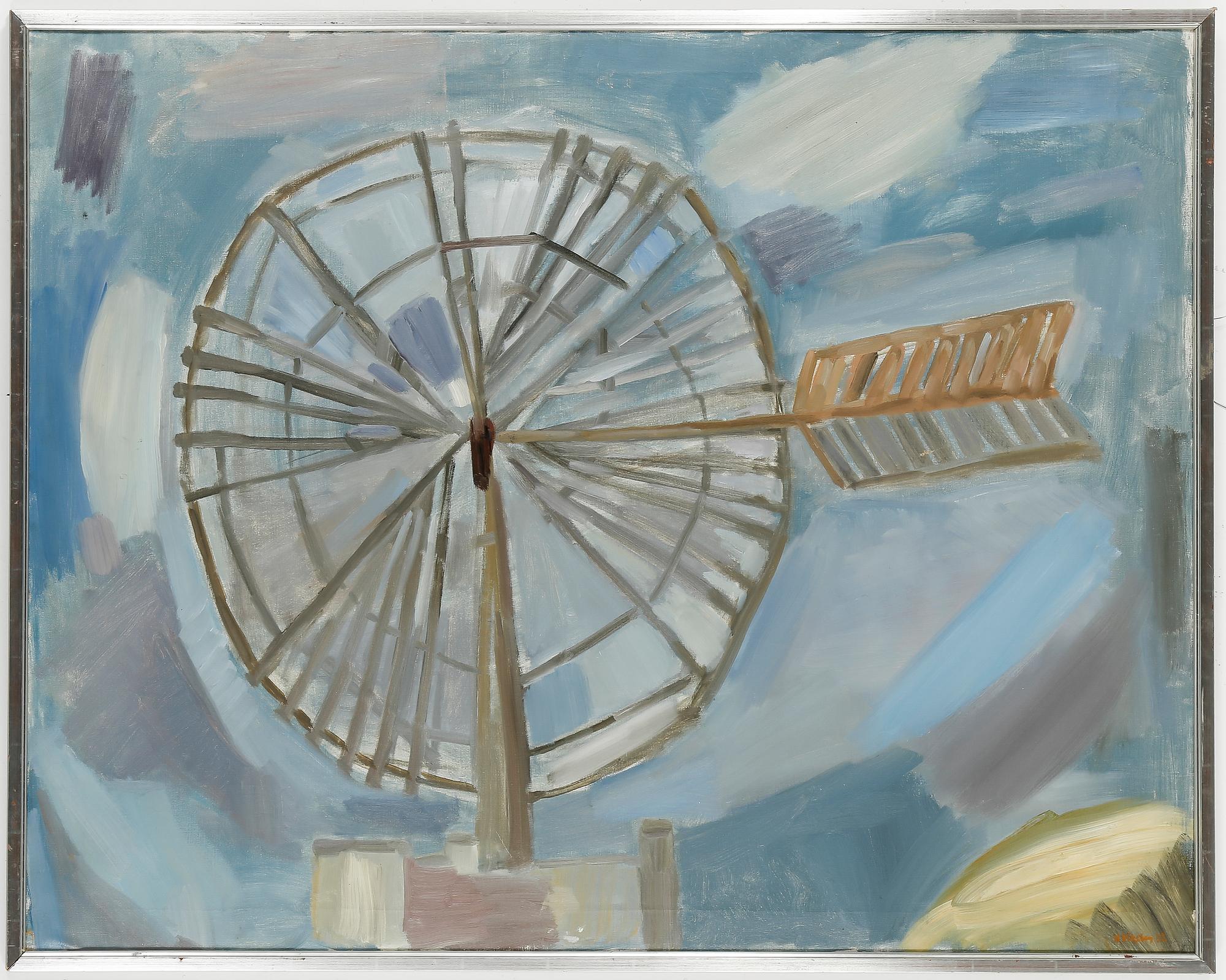 HANS VIKSTEN, olja på duk. Signerad och daterad 62.