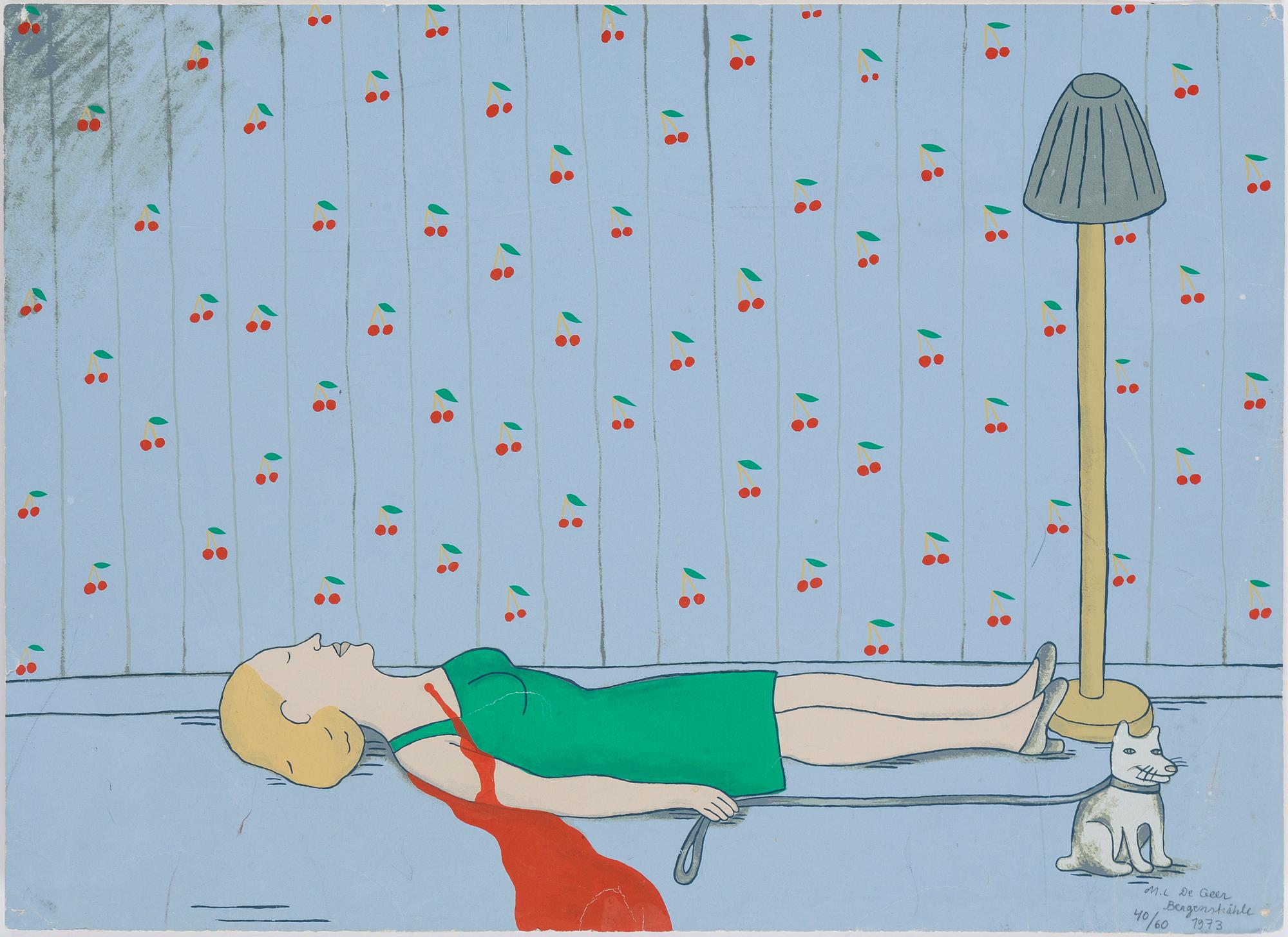 MARIE LOUISE EKMAN DE GEER, silkscreen, signed and numbered 40/60.