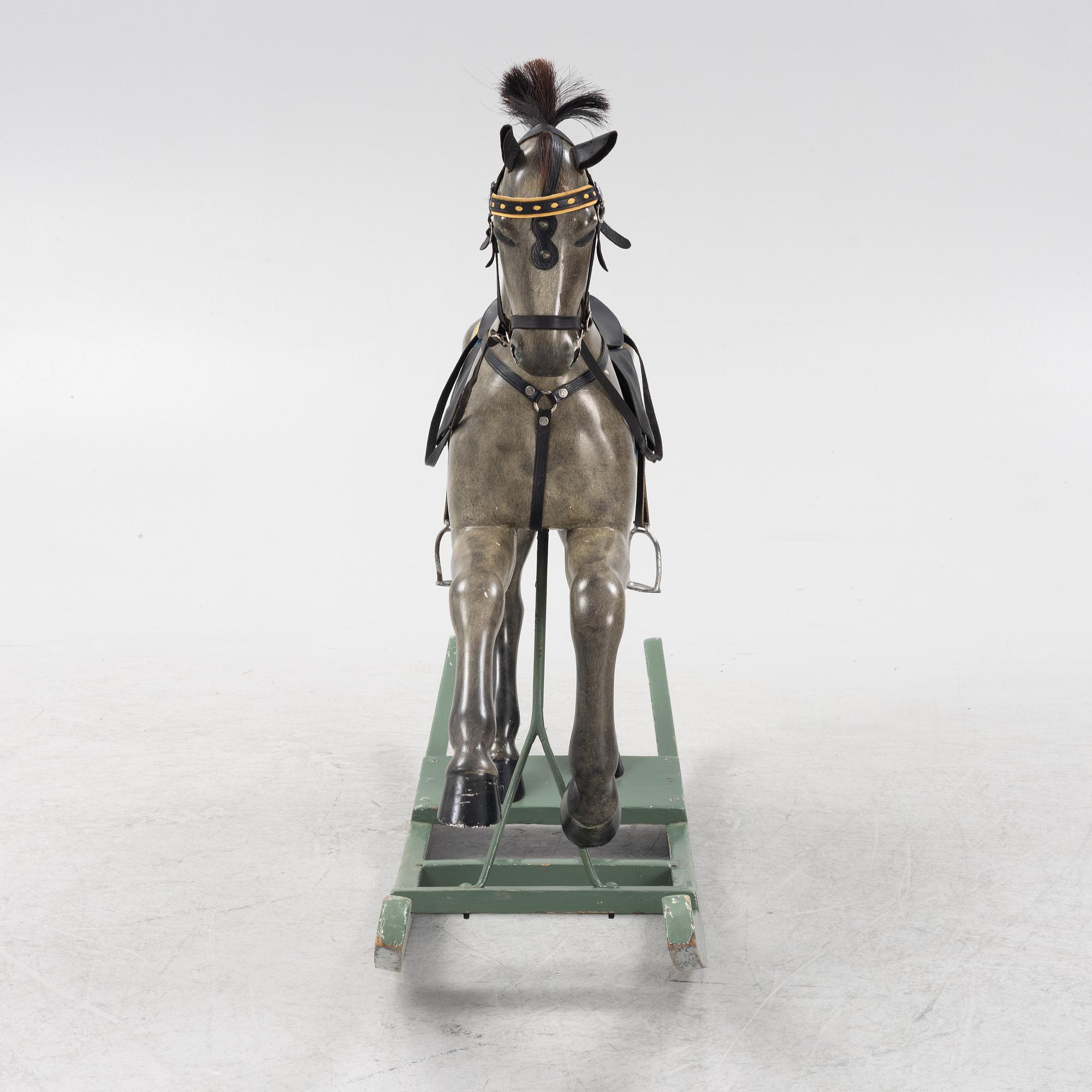 A rocking horse, early 20th century.
