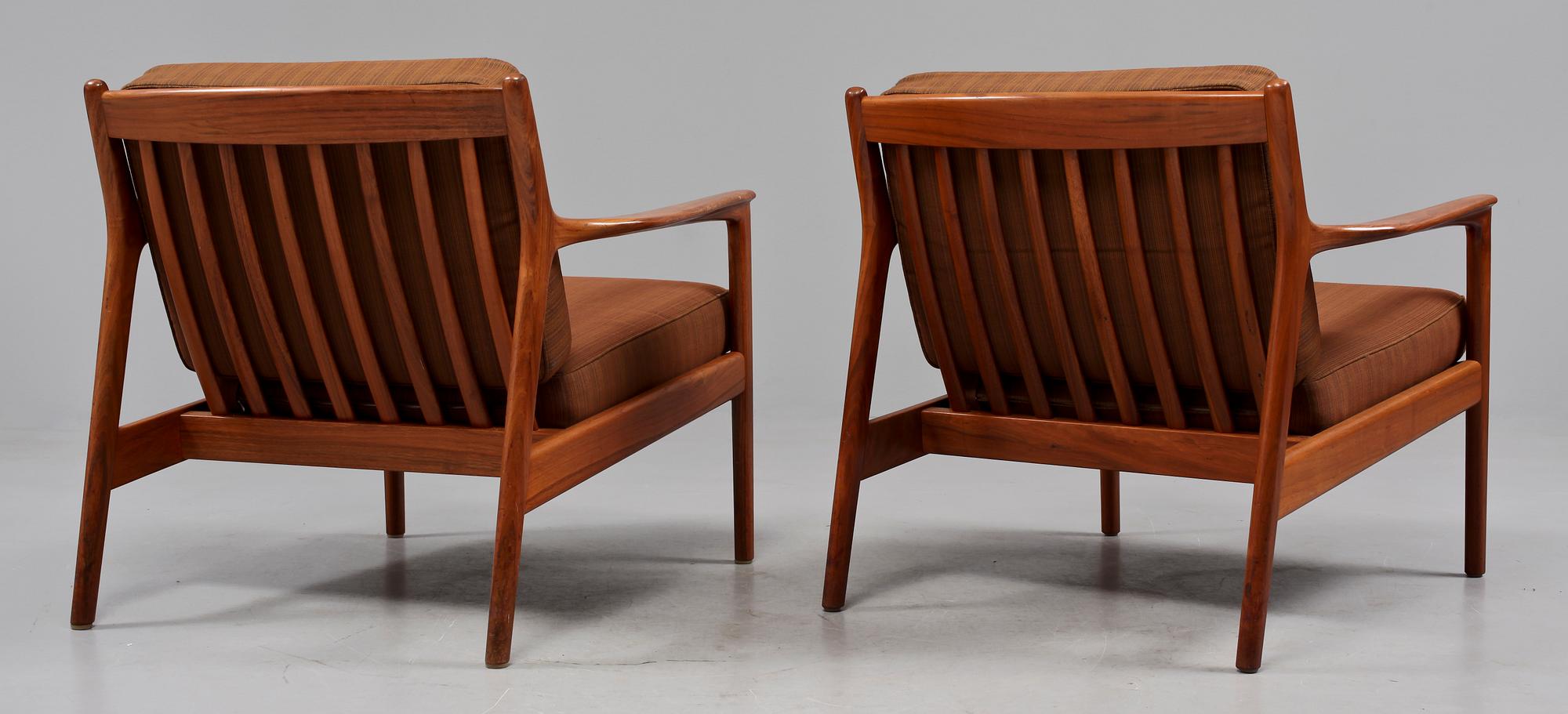 FÅTÖLJER, ett par, "USA 75", Folke Ohlsson, 1900-talets andra hälft.