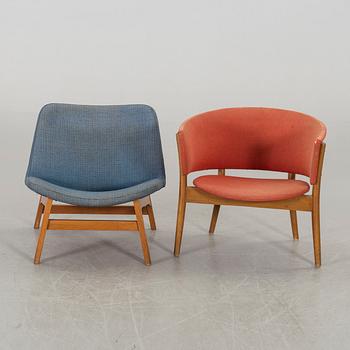 FÅTÖLJER, 2 st, möbel-IKEA, bl a "Rondell", Erik Wörtz.