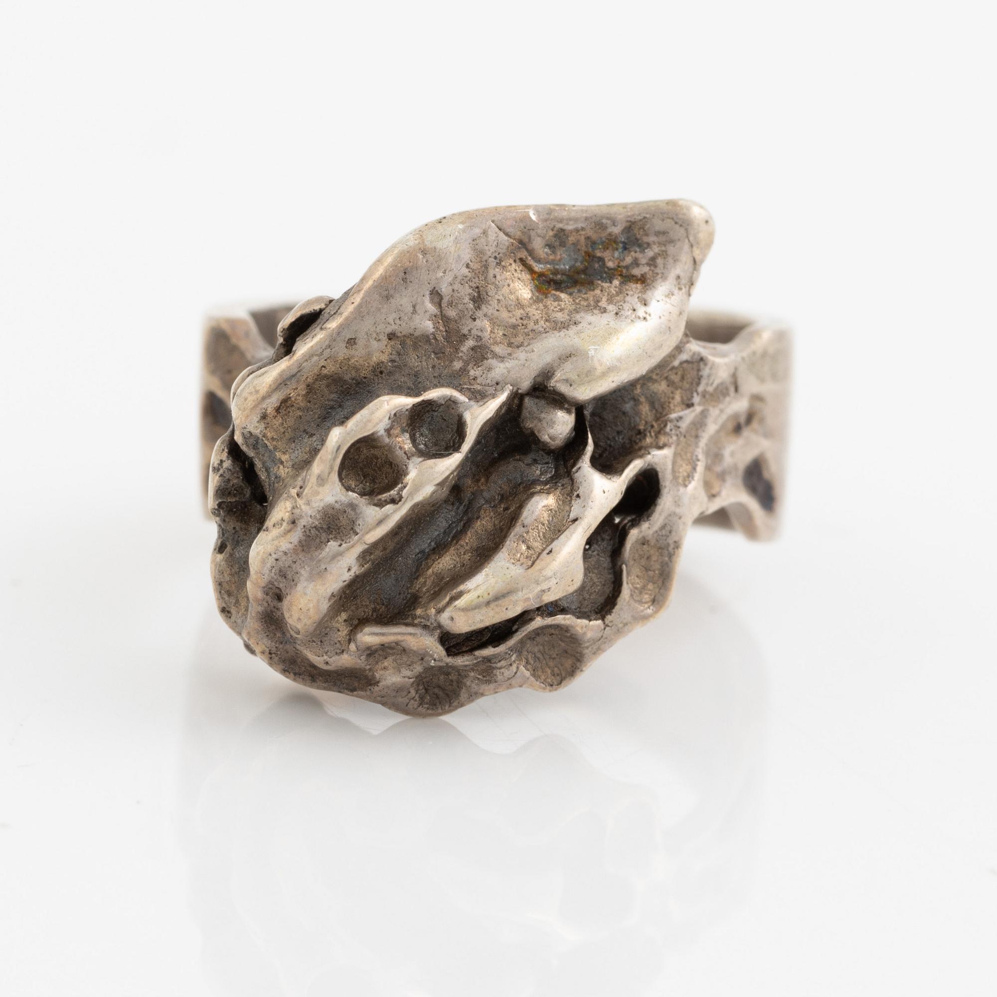 Olle Ohlsson, ring, silver.