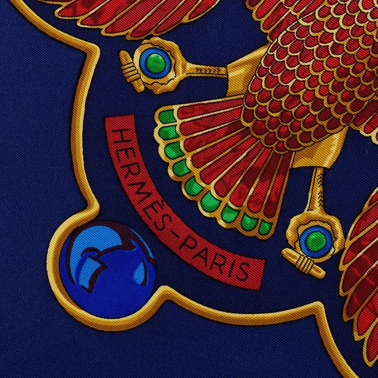 HERMÈS, scarf, 'Scarabées et Pectoraux'.