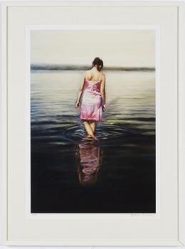 Karin Broos, "Rosa klänning".