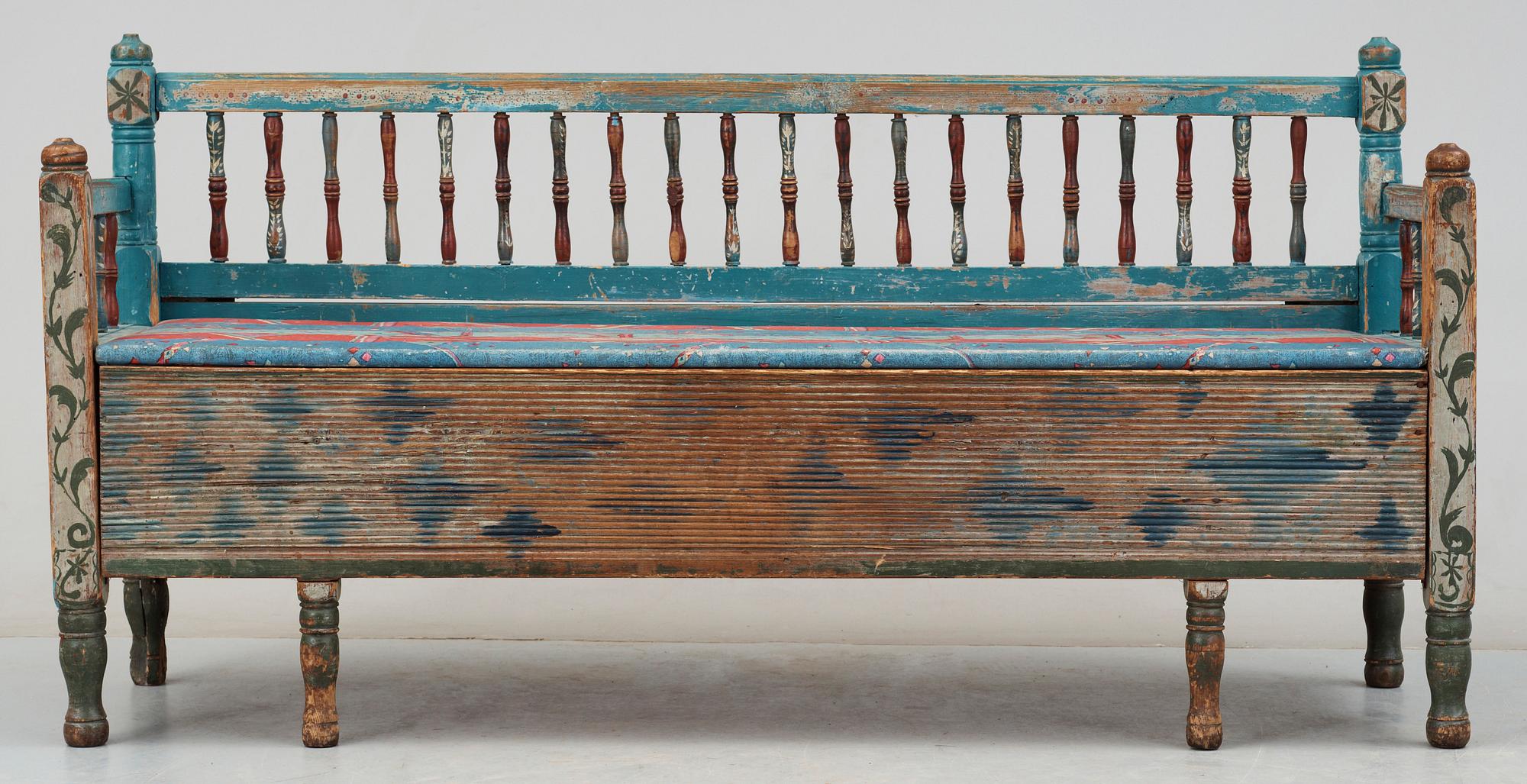 SOFFA, allmoge, Enånger, Hälsingland, 1800-tal.