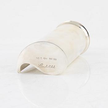 Rolf Lindståhl, a sterling silver vase, Stockholm 1988.