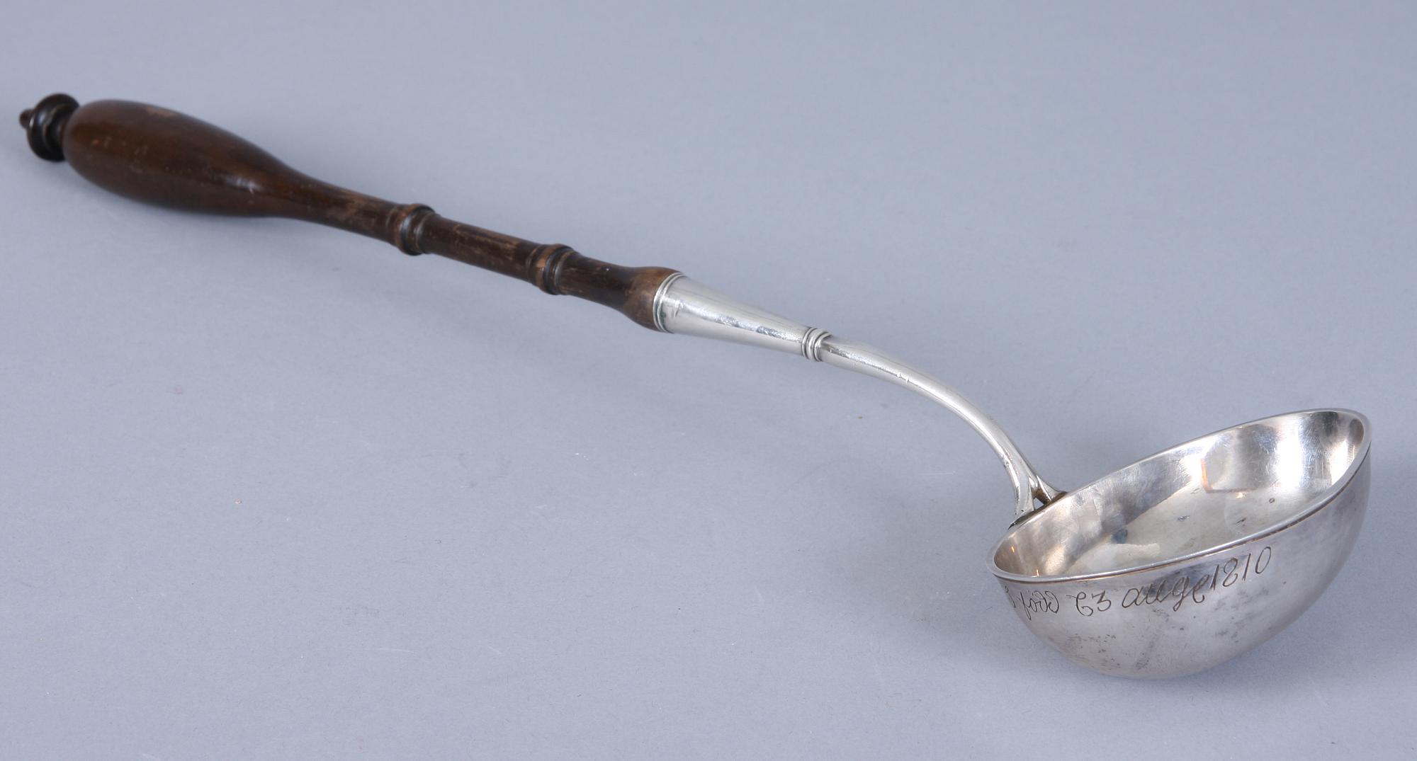 SOPPSLEV, silver, Stephan Halling, Örebro, otydliga årsstämplar.