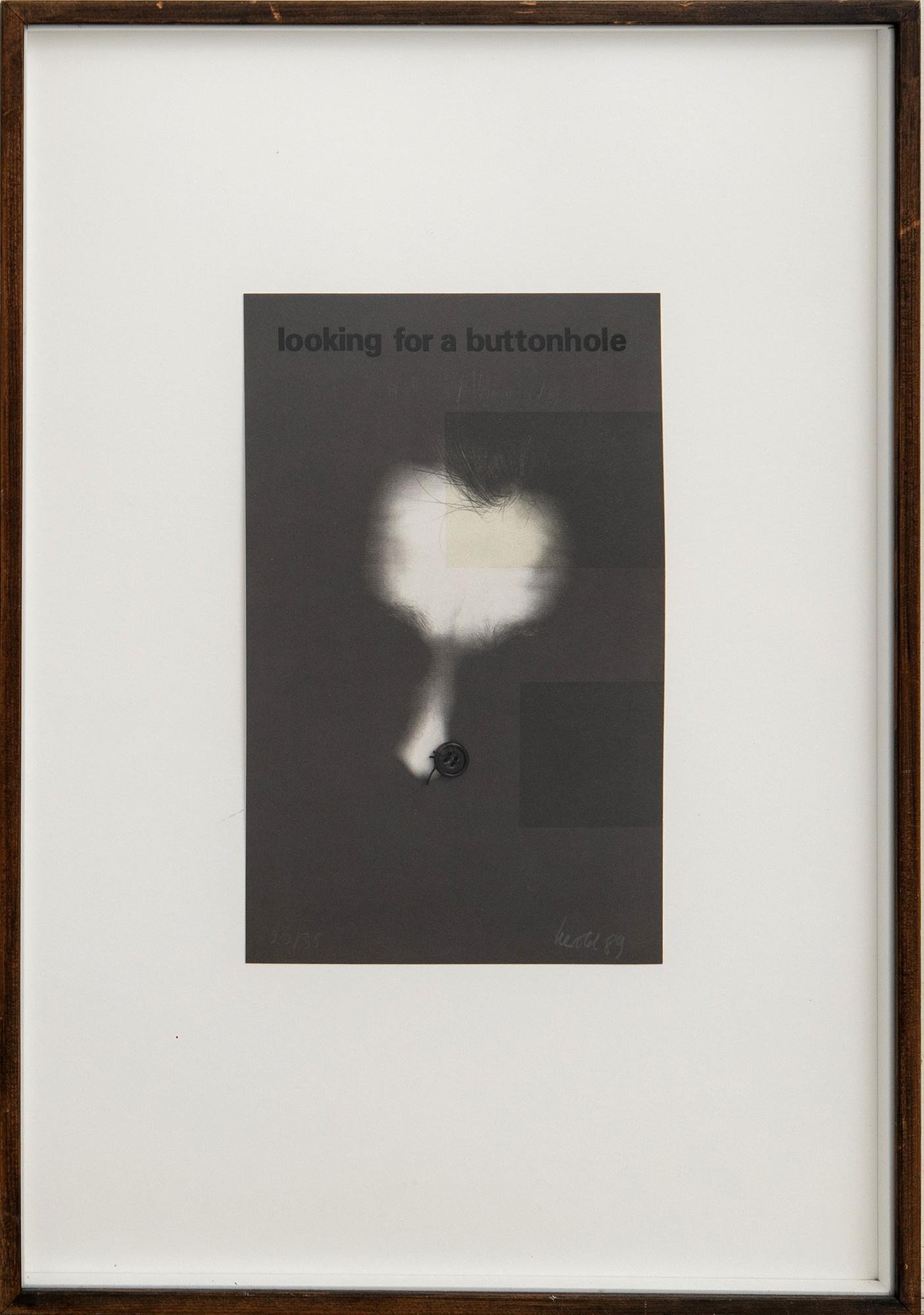 Georg Herold, "Looking for a buttonhole",.