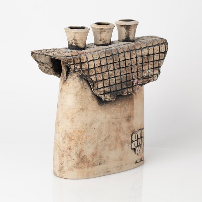 Börje Berglund, candelabrum, ceramic.