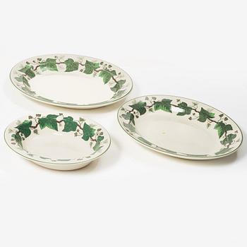 24 pieces of a 'Napoleon Ivy' creamware service, Wedgwood, England.
