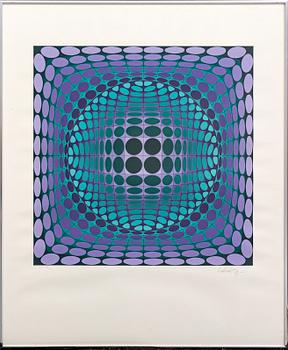 Victor Vasarely, serigraph signed and numbered EA XIV/XXV.