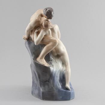 FIGURIN, porslin, Theodor Lundberg, Royal Copenhagen, 1900-talets andra hälft.