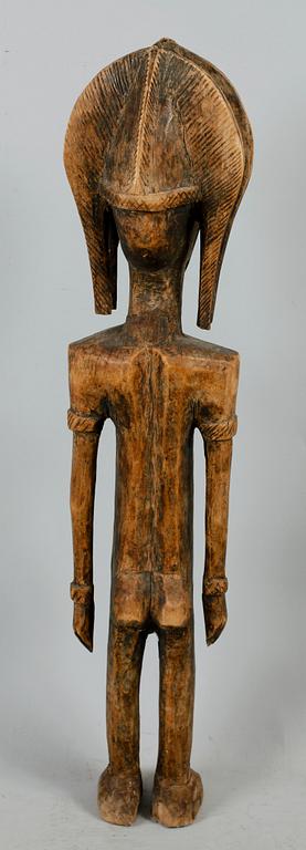 SKULPTUR, trä, sannolikt Mali, Afrika, 1800-/1900-tal.