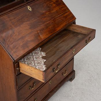 An English mahogany cabinet, 19th Century.