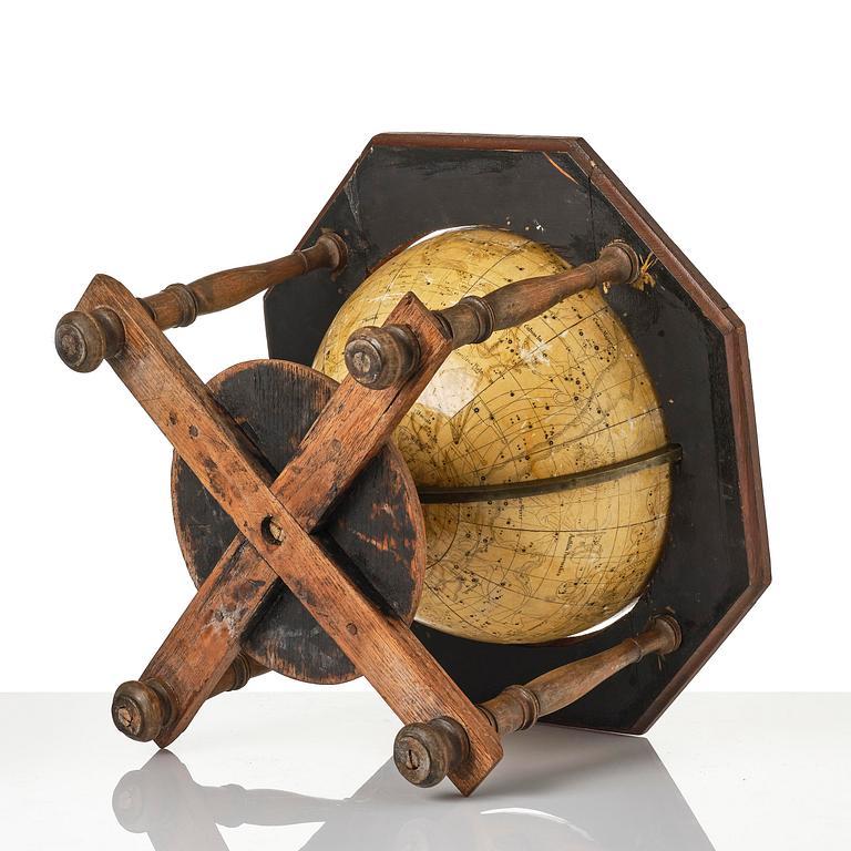 A celestial library globe by A. Åkerman (manufacturer of globes in Uppsala 1759-78), 1759.