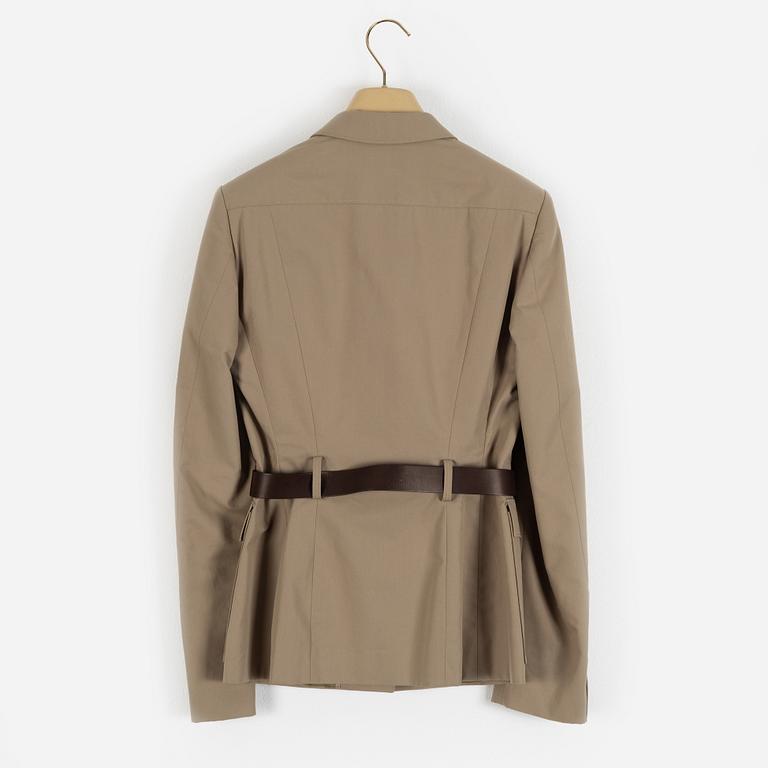 Gucci, a khaki cotton jacket, 2001, Italian size 38.