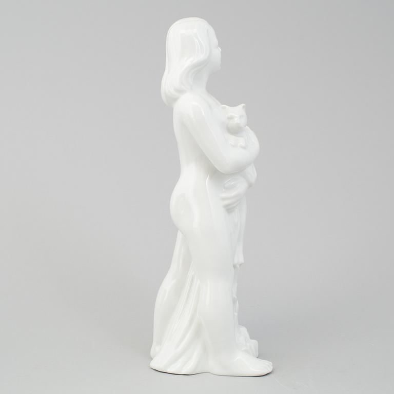 A Harald Salomon porcelain figurine, Rörstrand, third quarter of the 20th century.