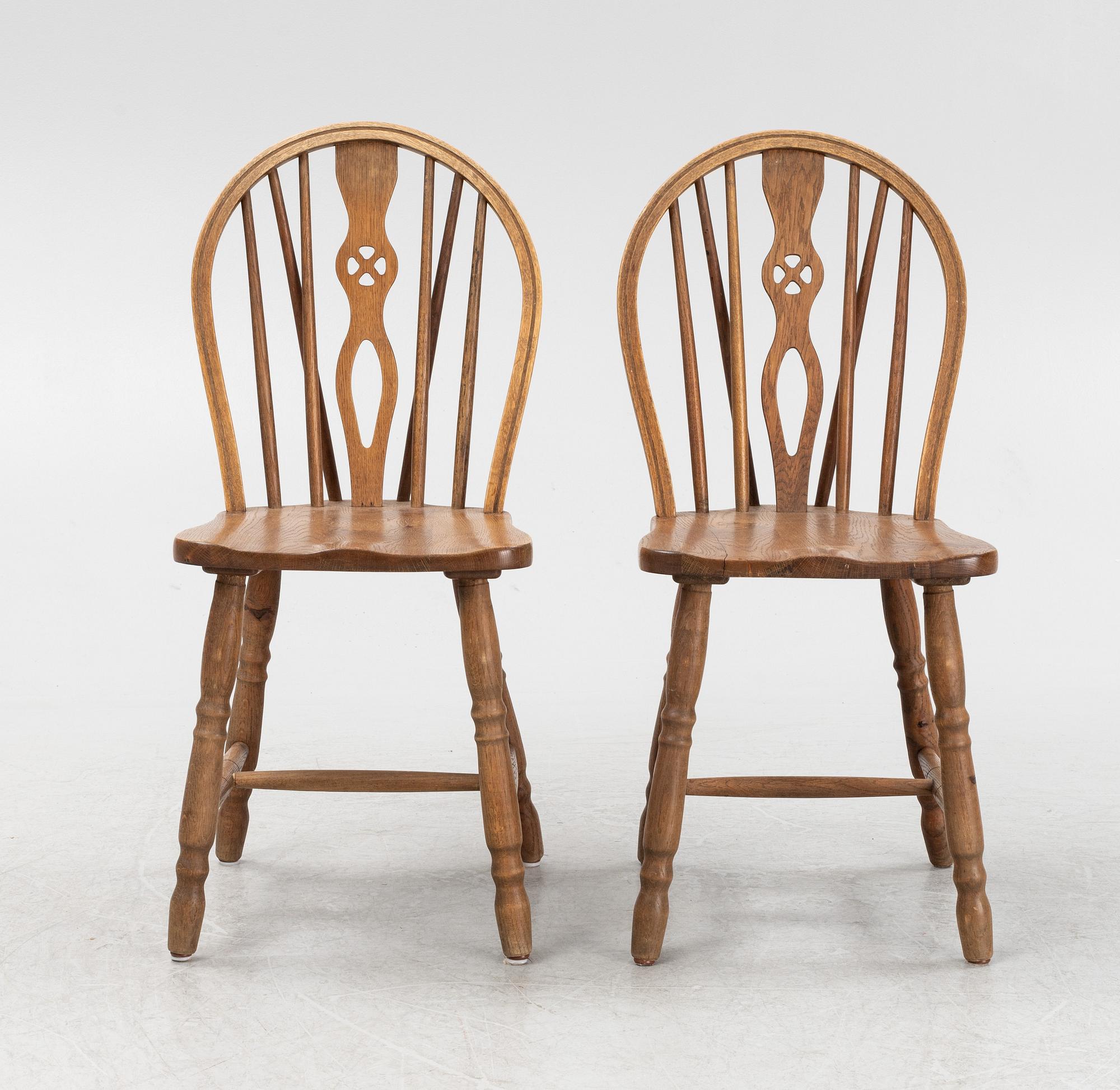 A set of six chairs, Denmark, second half of the 20th Century.