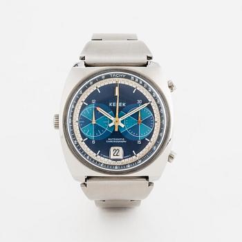 Kelek, wristwatch, chronograph, 40 x 42 mm.