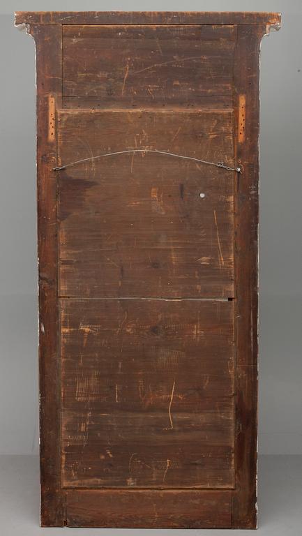 SPEGEL, empire, brännmärkt med kungligt monogram, Danmark 1800-talets början.