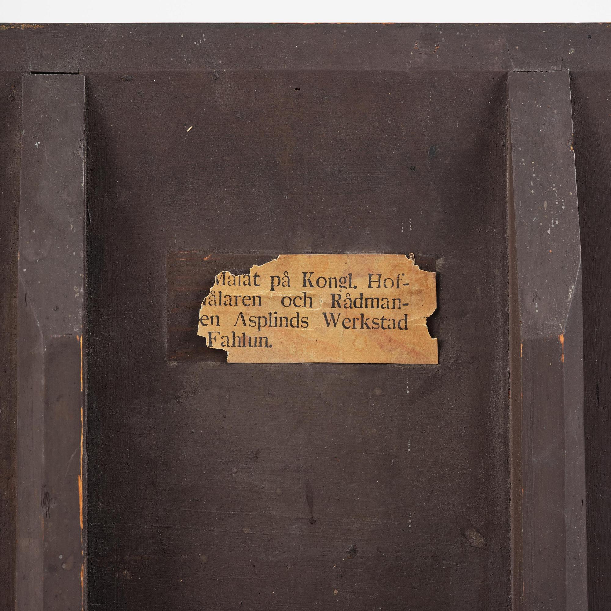 A Swedish early 19th century tilt-top table by J. Asplind.