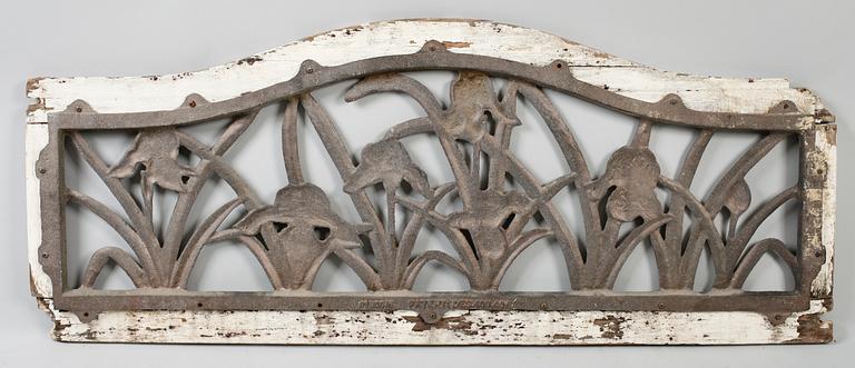SMIDESGALLER, jugendstil, 1900-talets mitt.