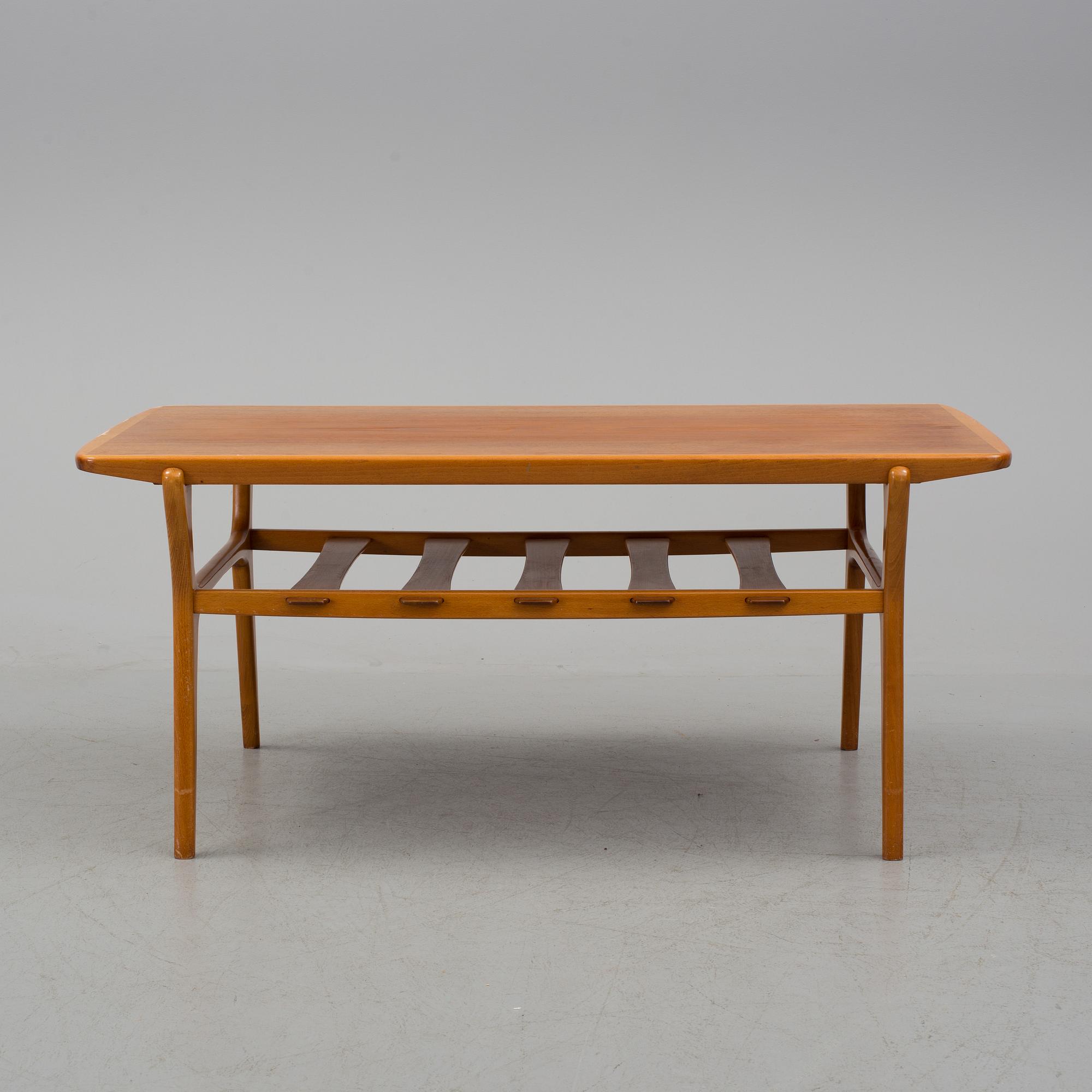 SOFFBORD, teak, 1950/60-tal.