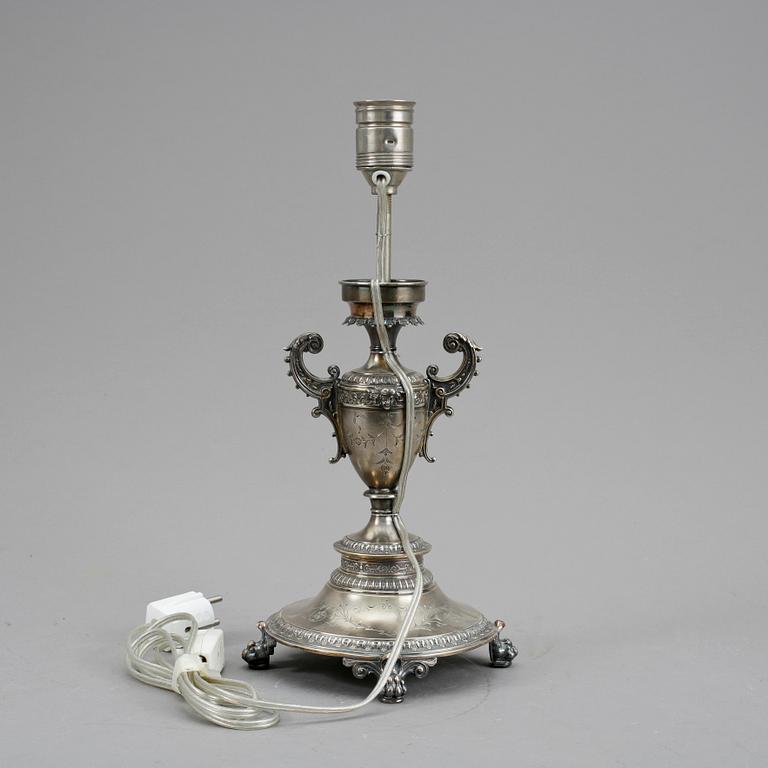 LAMPFOT, silver, Gustaf Möllenborg.