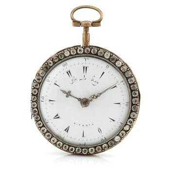 140A. Julien Le Roy à Paris, a pair case pocket watch for the turkish market, mid 19th century.