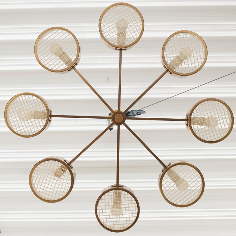 Hans-Agne Jakobsson, a ceiling lamp, Hans-Agne Jakobsson AB, Markaryd, 1950s.