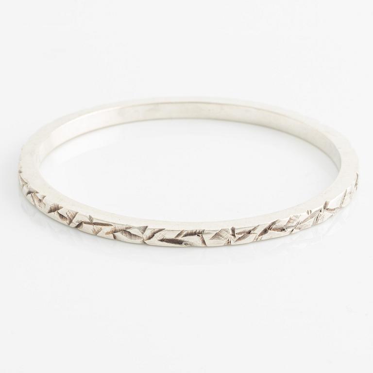 Rey Urban, ring och armring, silver.