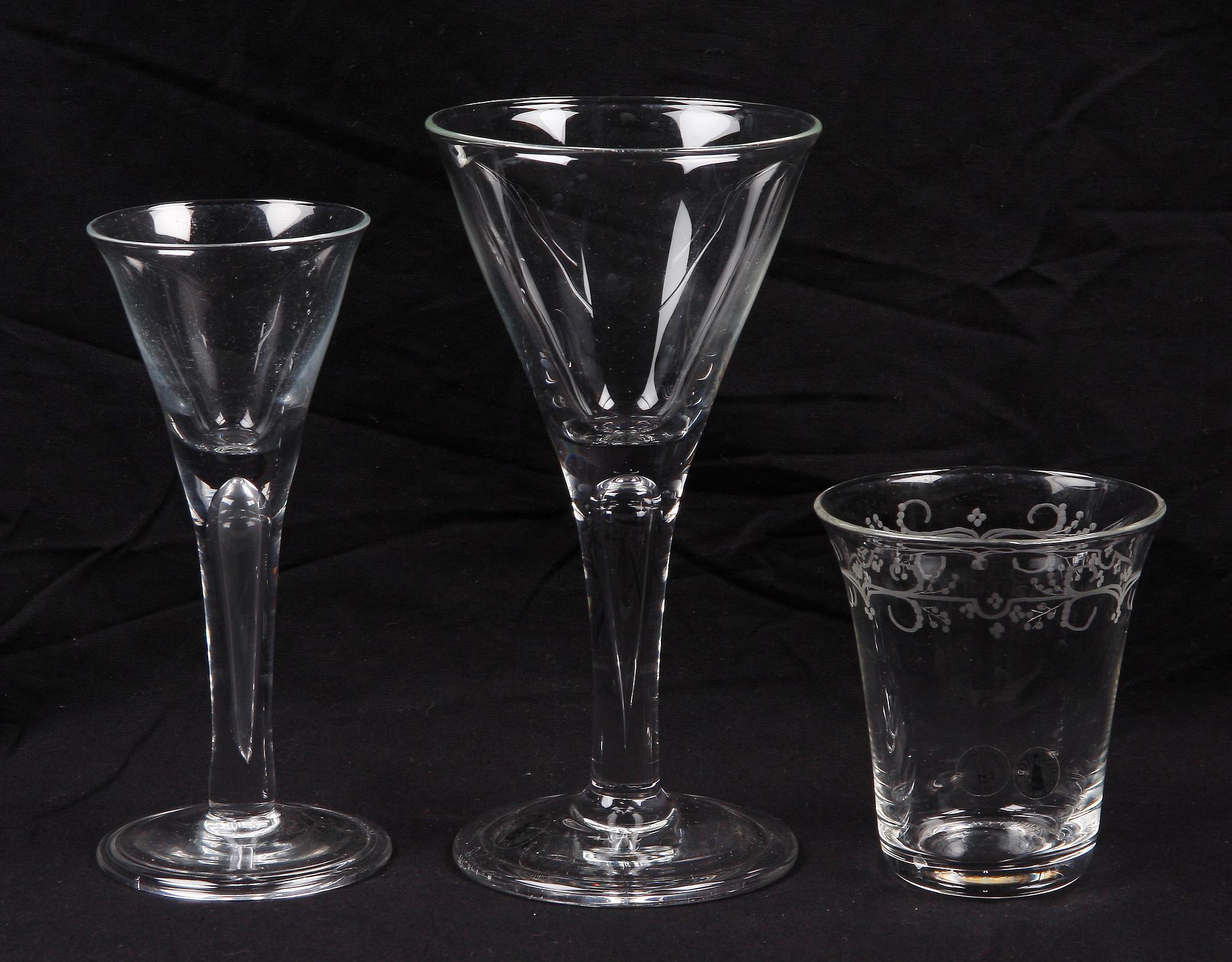 GLASSERVIS, 36 delar, IKEA, 1700-talskollektionen, 1990-tal.