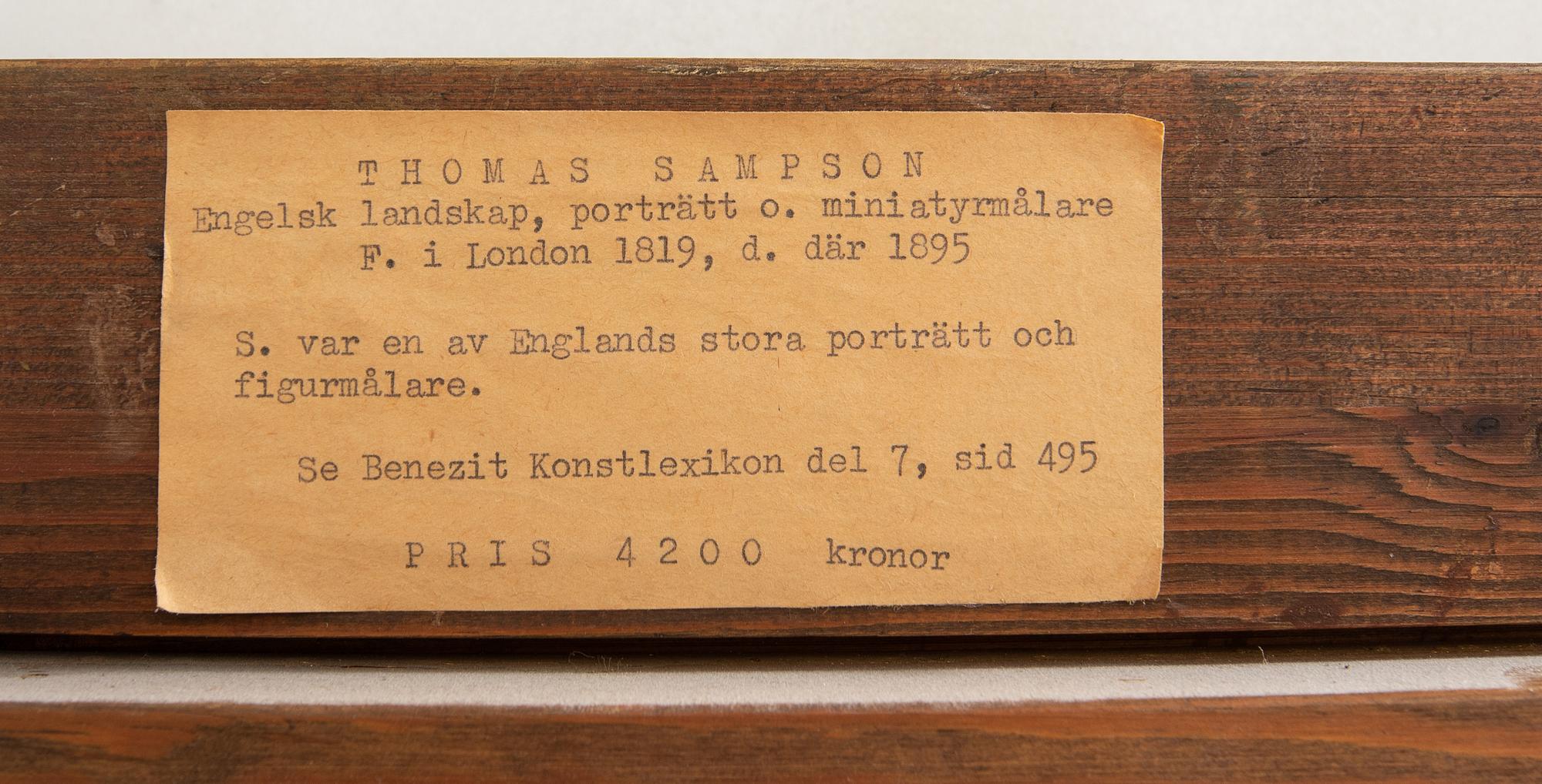 Thomas Sampson,.