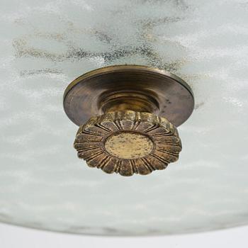 Bröderna Malmströms Metallvarufabrik, a ceiling lamp model "1566", Malmö, 1940s.