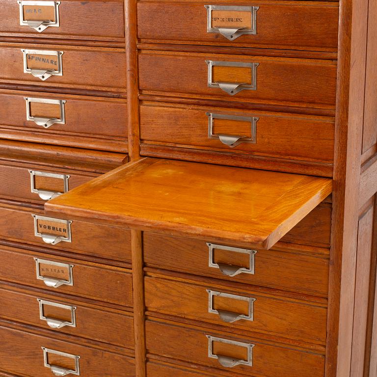 Filing cabinet, mid-20th century.