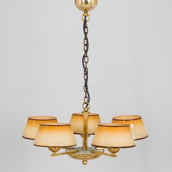 Paavo Tynell, taklampa modell 1409/5, Taito, 1930-tal.