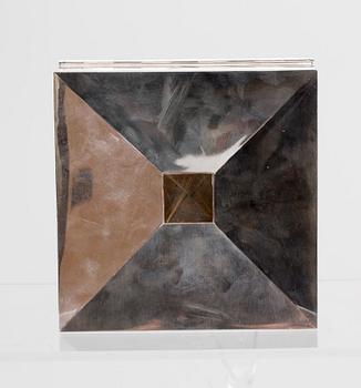 DOSA, silver, Konstfackskolan, Stockholm, 1987. Vikt ca 650g.