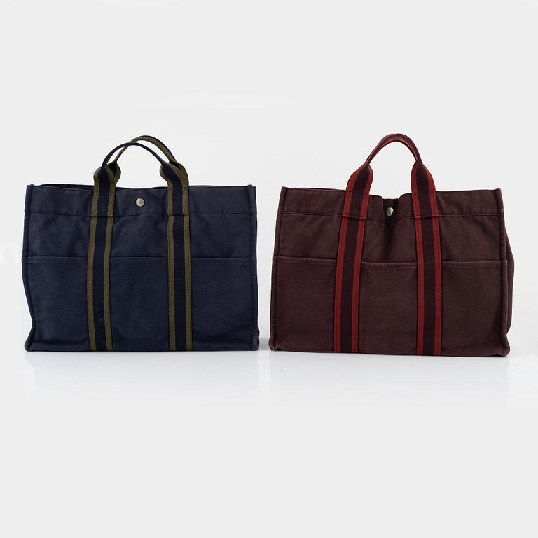 Hermès, bags, 2 pcs, "Fourre Tout".