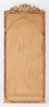 SPEGEL med KONSOLBORD, nyrokoko, 1800-talets slut.