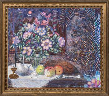 LINDA GUSTAVSSON NAMETH, OIL ON CANVAS.