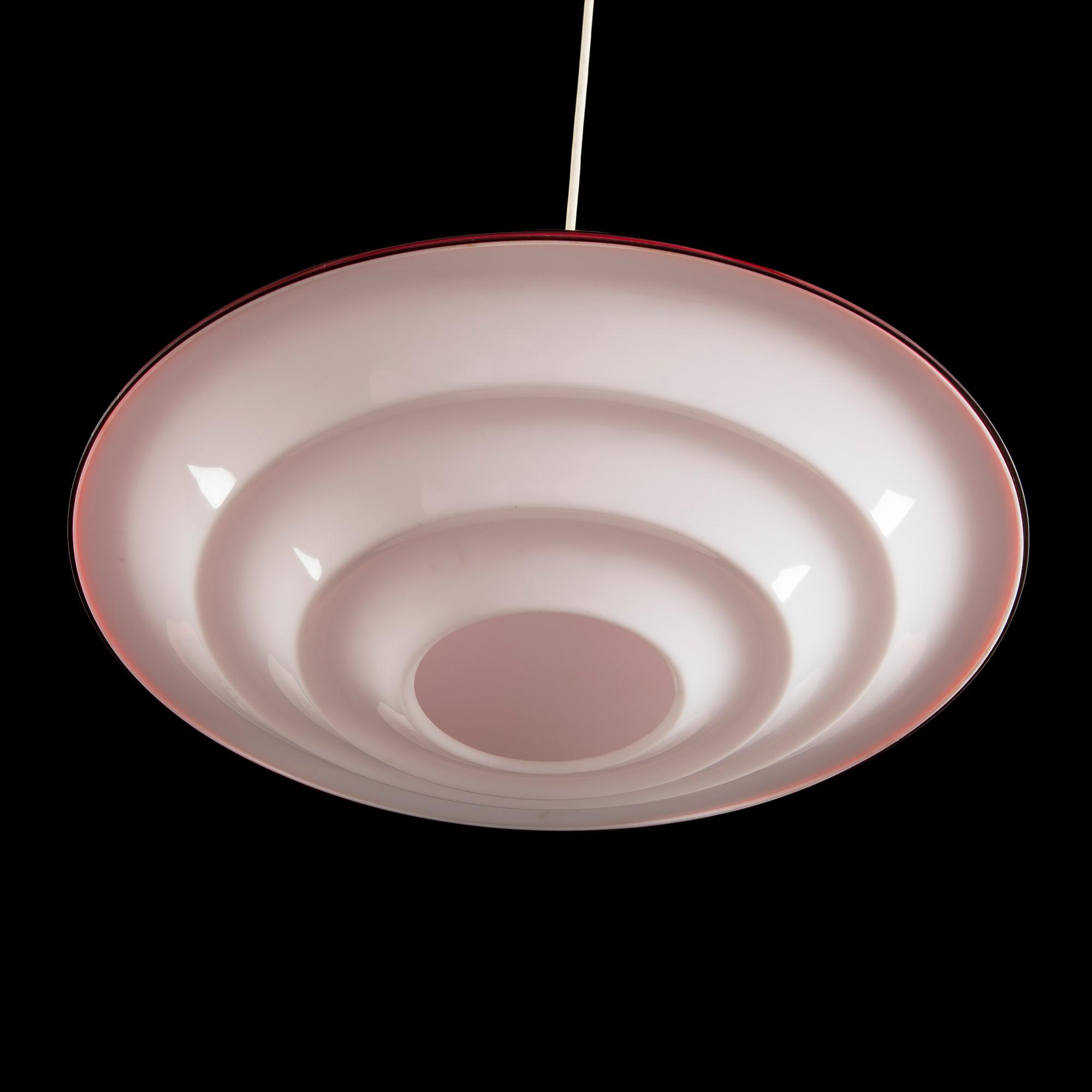 YKI NUMMI, TAKLAMPA, modell 64-508, Stockmann, Orno, 1970-tal. Höjd 80 cm.