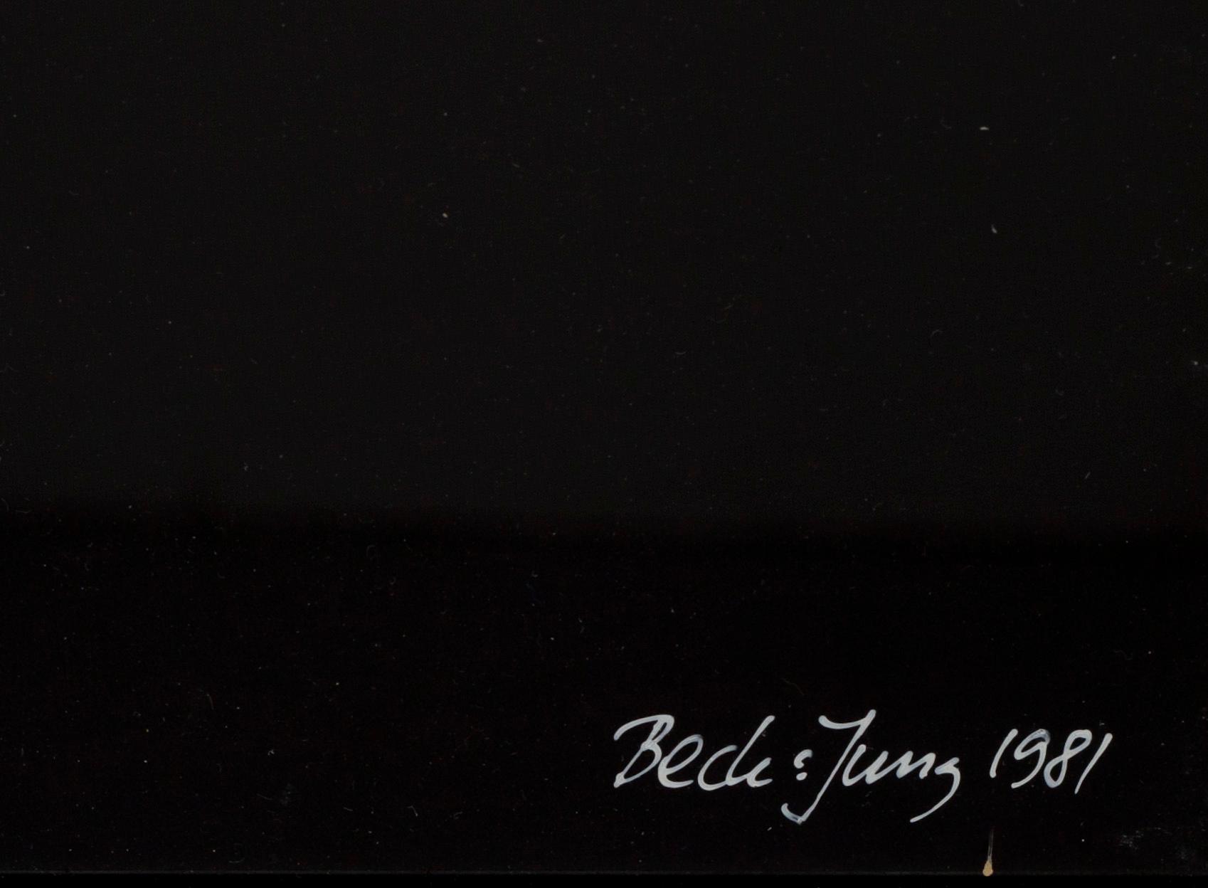 BECK & JUNG (HOLGER BÄCKSTRÖM & BO LJUNGBERG), computer ink plot, sign, numr 41/100 o dat 1981.