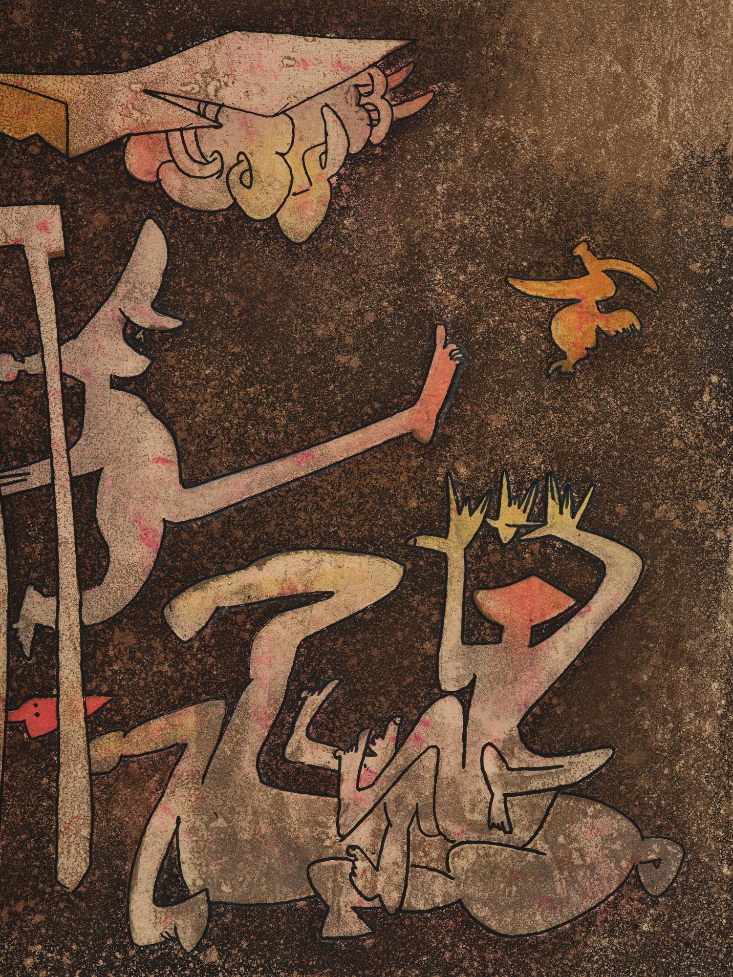 Roberto Matta, Utan titel from: "Hommage aux Prix Nobel" (Nobelprismappen).