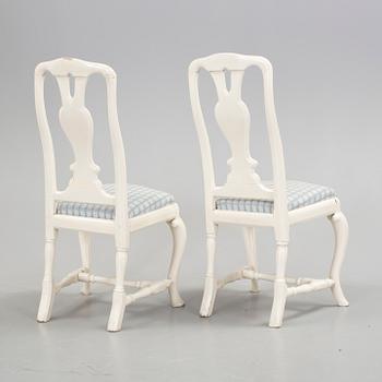 STOLAR, 2 st, senbarock, 1700-tal.