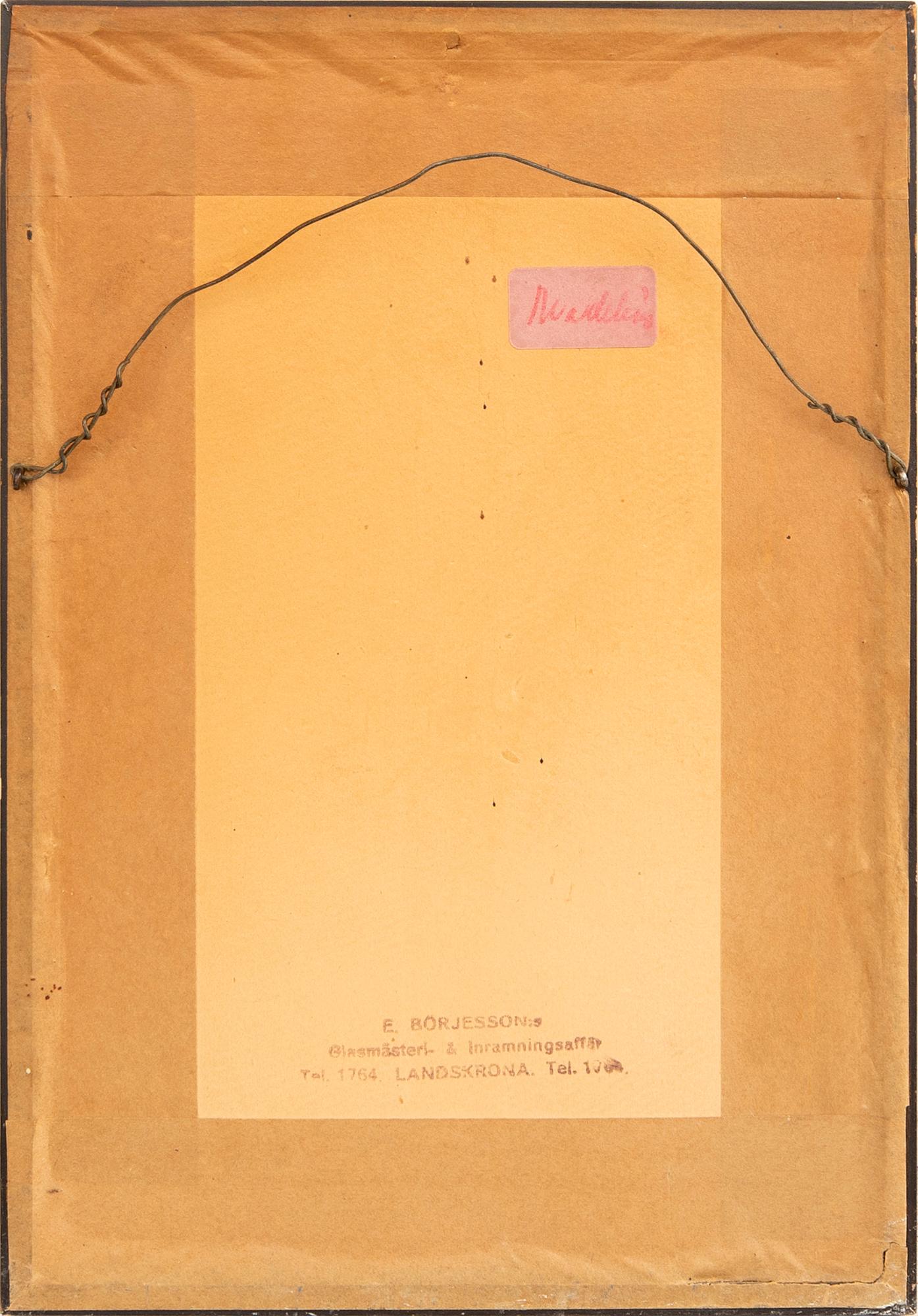 Jenny Nyström, blandteknik signerad.