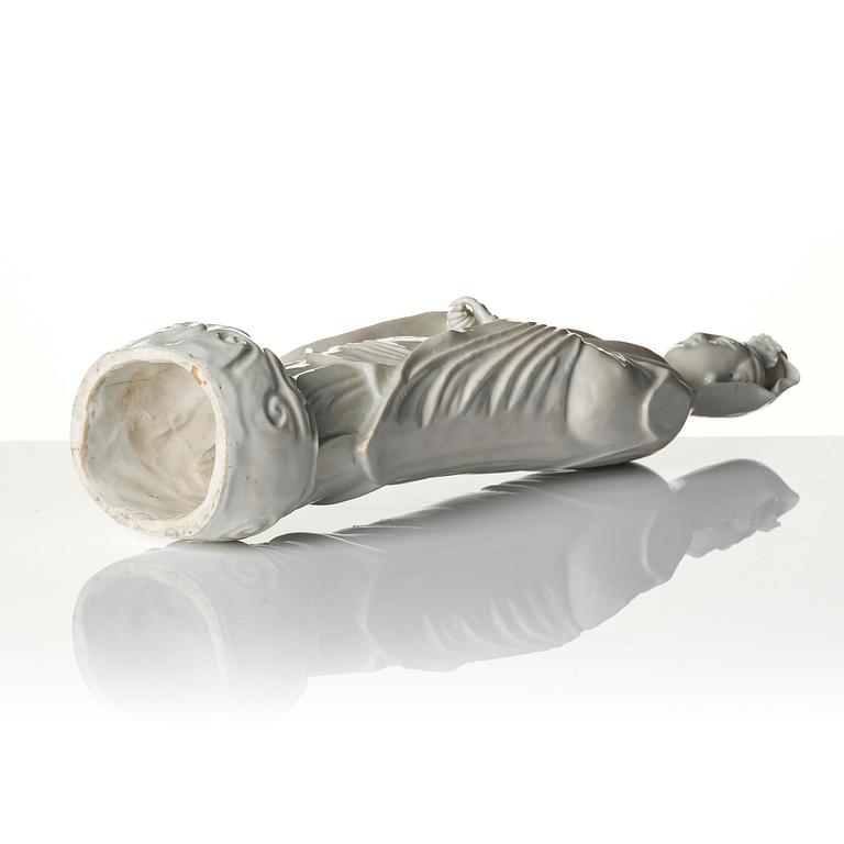 A blanc de chine figure of Guanyin, Qing dynasty, 18th century.
