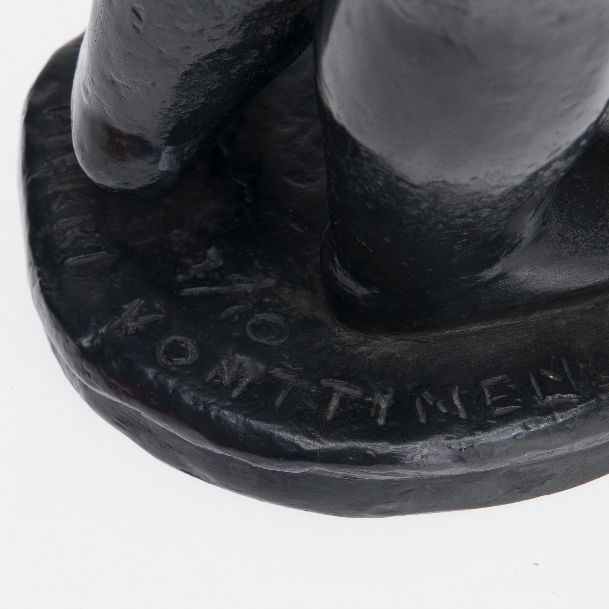 HEIKKI KONTTINEN, skulptur, brons, signerad, daterad 1974 och numrerad 7/10.