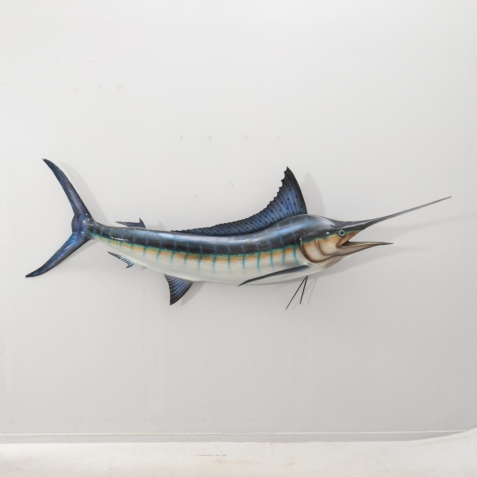 Fish sculpture "Sailfish" second half of the 20th century.