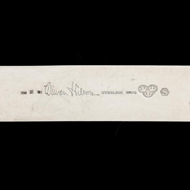 BREVKNIV, sterling, Wiwen Nilsson, 1957. Vikt ca 81g.