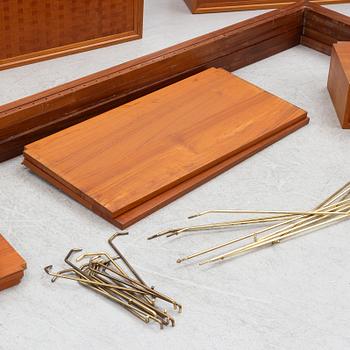 Poul Cadovius, shelving system, "Royal System", Denmark, second half of the 20th century.